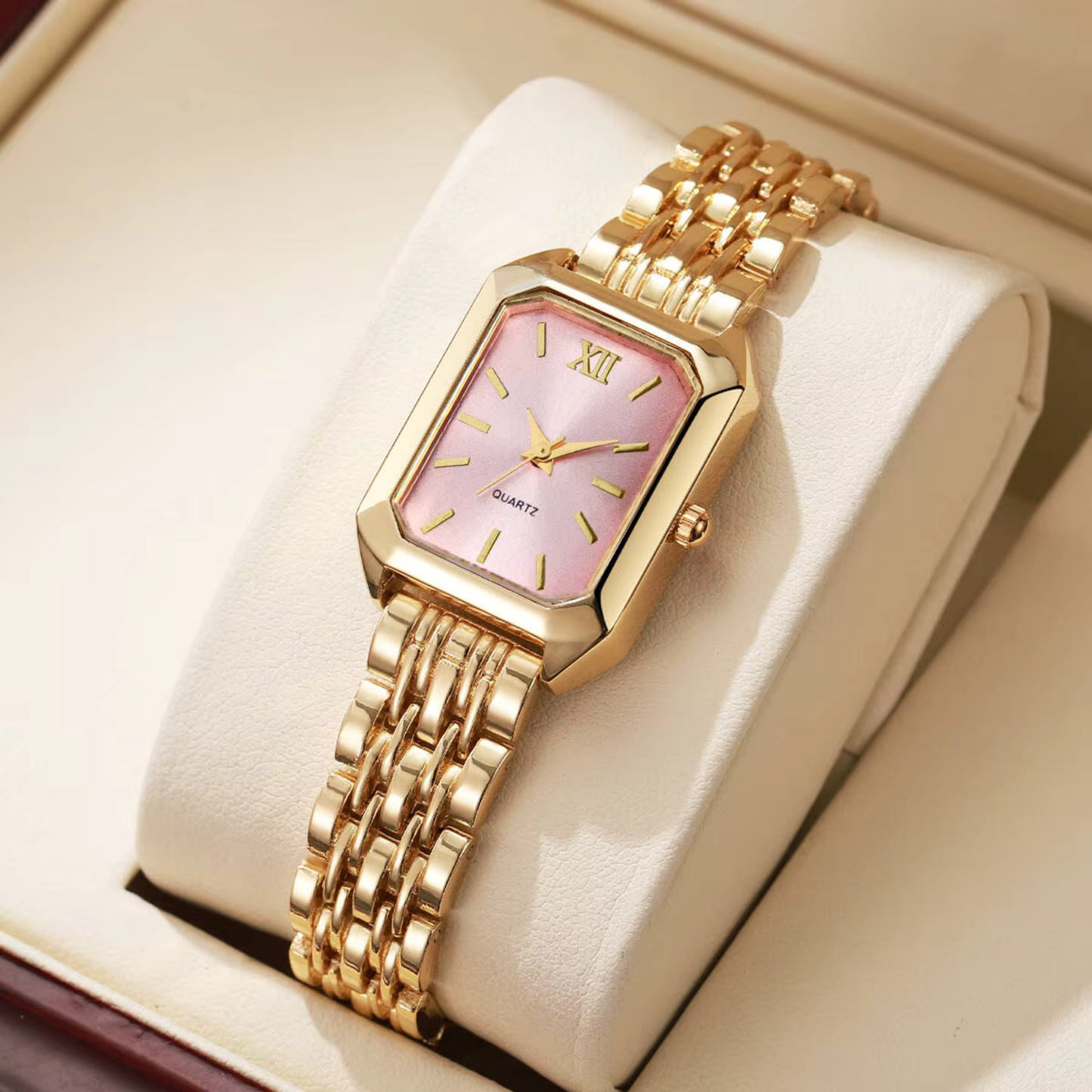 Montre Rectangle Élégante Femme