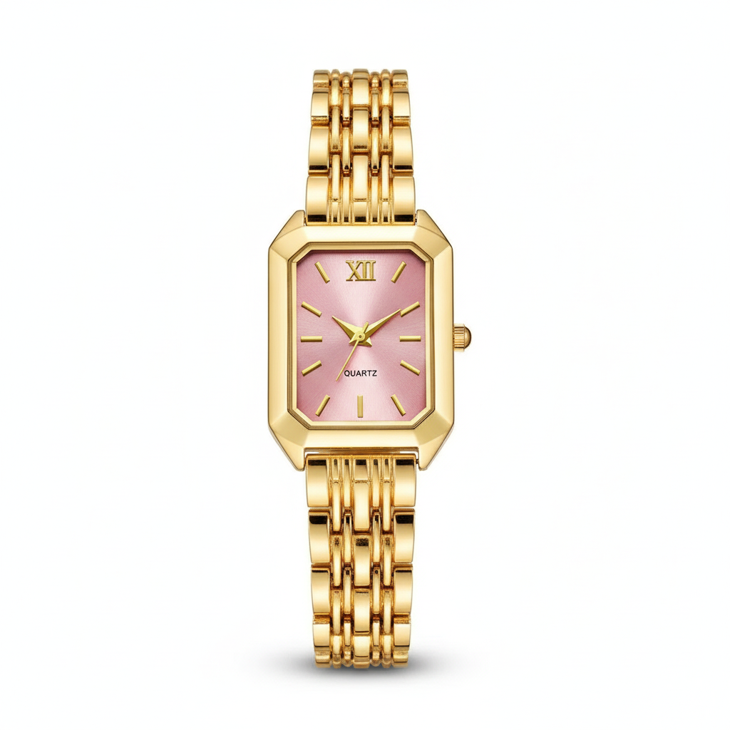 Montre Rectangle Élégante Femme