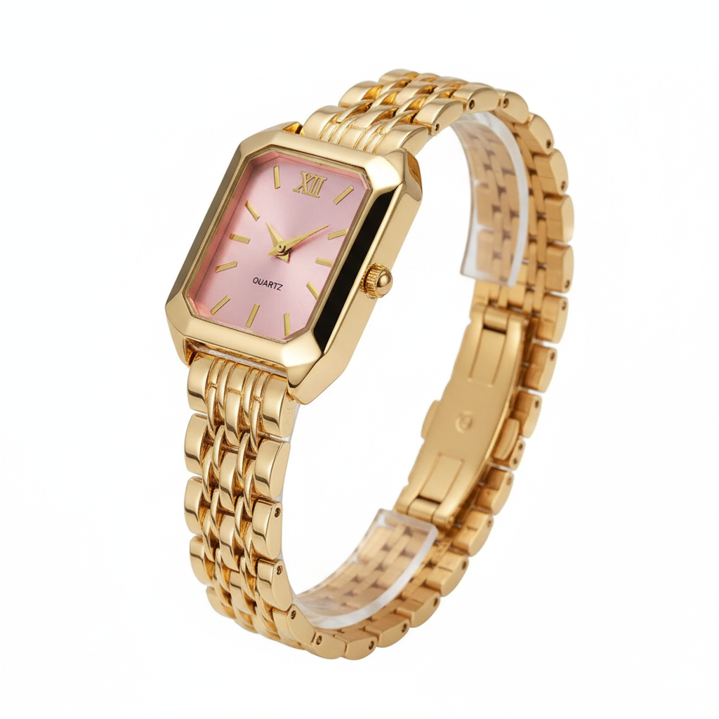 Montre Rectangle Élégante Femme